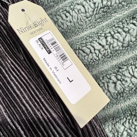 Nine Eight Black Dress Pants New Women’s Size Large Wide Leg - Picture 4 of 6